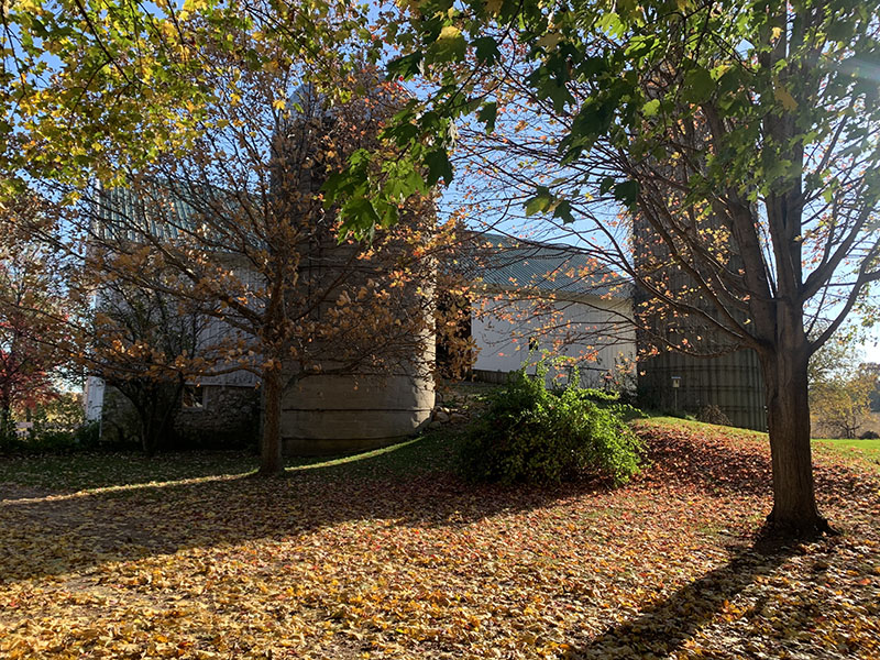 Side view of the Barn 1893 wedding event venue, Hampshire Illinois 